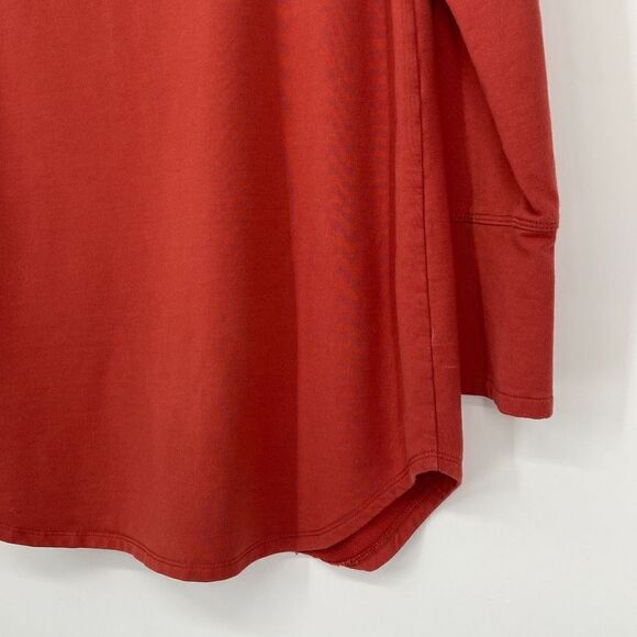 Soft Surroundings Valerie Pullover Cowl Neck Tunic Top Rust XS‎ - Picture 9 of 13